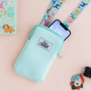 PORTACELULAR AQUA LISO PERRITOS