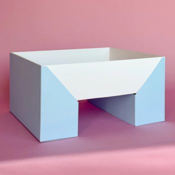 Caja bandeja premium celeste