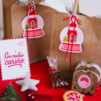 Edición Navidad 🎁 | Tote Bag Artesanal con Delicias y Detalles Mágicos