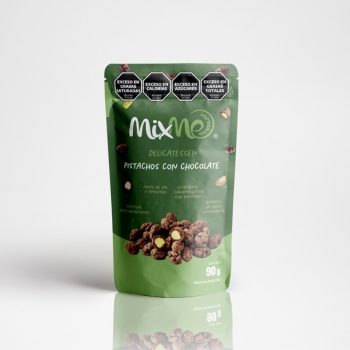Pistachos bañados en chocolate