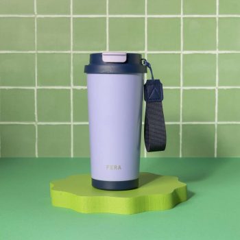 Coffee cup de acero Azul y lila- Fera