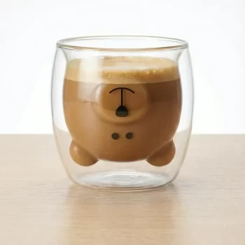 Vaso de vidrio Café Oso